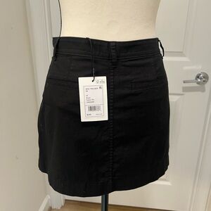 Theory Black Mini Trouser Skirt Size 00 | NWT $245 Designer Work Office Chic